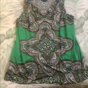 Cute sleeveless tunic top INC brand